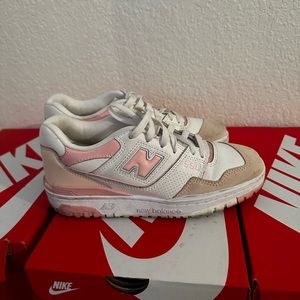 Pink New Balance 550